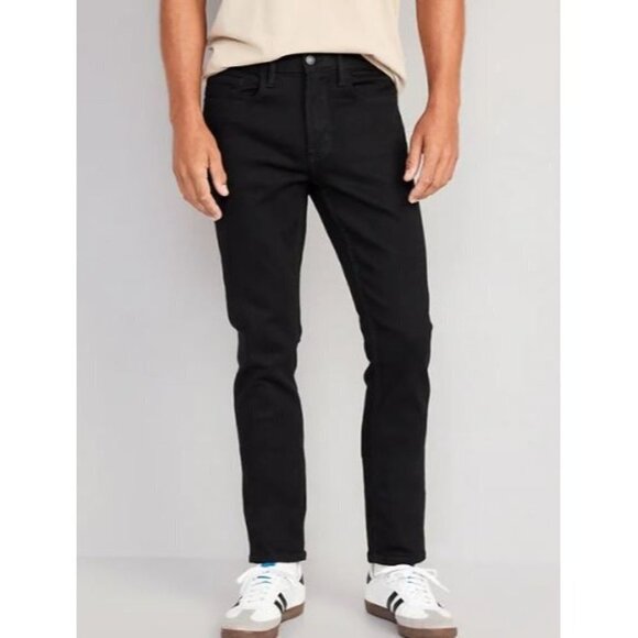 Old Navy Slim 360° Tech Stretch Performance Jeans Mens Size 44x32 NWT Black - Picture 1 of 16